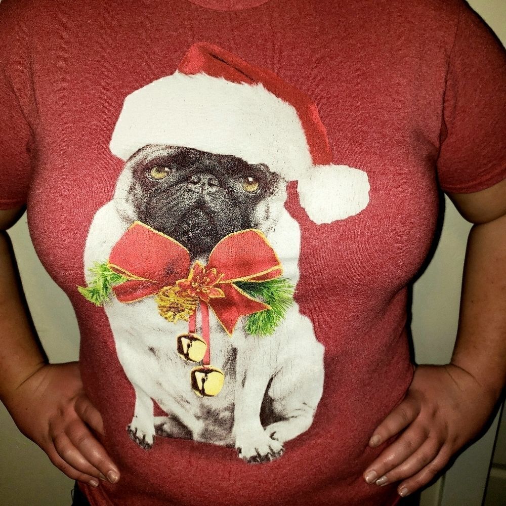 Delta Pro Weight | Grumpy Santa Pug Tee - Picture 3 of 4